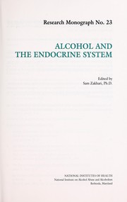 Cover of: Alcohol and the endocrine system