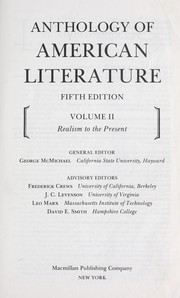 Cover of: Anthology of American Literature: Realism to the Present