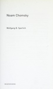 NOAM CHOMSKY by WOLFGANG B. SPERLICH