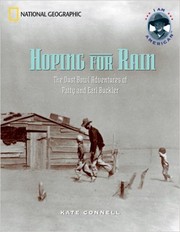 Cover of: Hoping for rain: the Dust Bowl adventures of Patty and Earl Buckler