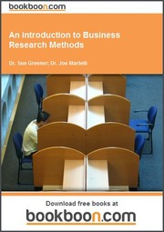 Cover of: An introduction to Business Research Methods by  Dr. Sue Greener , Dr. Joe Martelli 