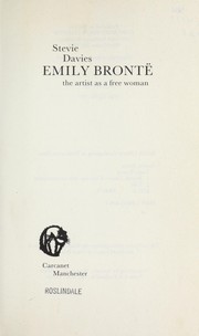 Cover of: Emily Brontë, the artist as a free woman