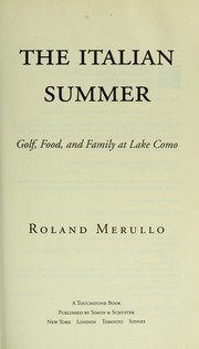 The Italian summer by Roland Merullo