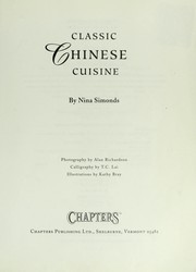 Cover of: Classic Chinese cuisine
