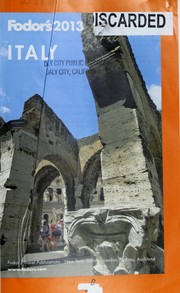 Cover of: Fodor's 2013 Italy