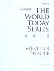 Cover of: Western Europe 2012 by Wayne C. Thompson