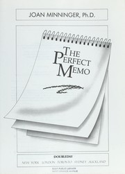 Cover of: The perfect memo