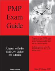 PMP Exam Guide - Aligned with PMBOK Guide by Brent W. Knapp