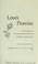 Cover of: Love's promise