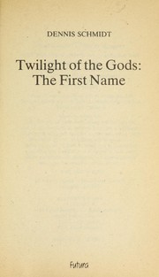 Cover of: The first name