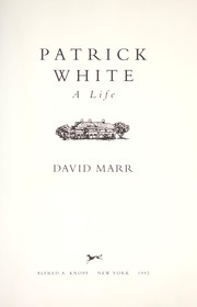 Cover of: Patrick White: a life