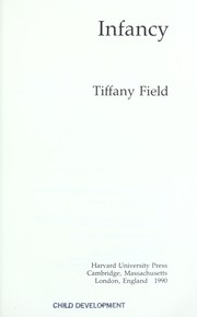 Cover of: Infancy by Tiffany Field