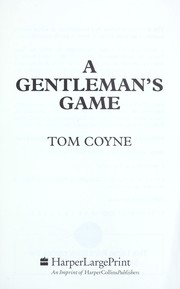 Cover of: A gentleman's game