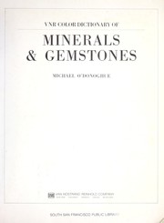 Cover of: VNR color dictionary of minerals & gemstones by [edited by Michael O'Donoghue]