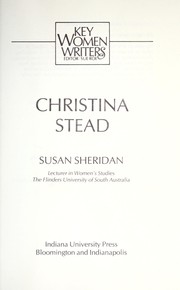 Cover of: Christina Stead