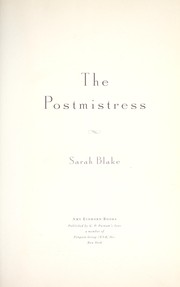 Cover of: The postmistress