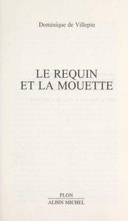 Cover of: Le requin et la mouette