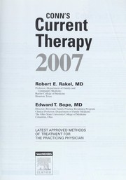 Cover of: Conn's current therapy 2007