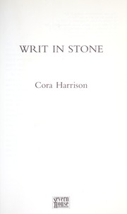 Writ in stone by Cora Harrison