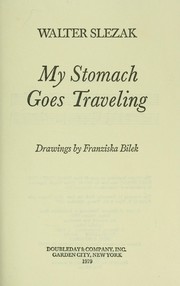 Cover of: My stomach goes traveling