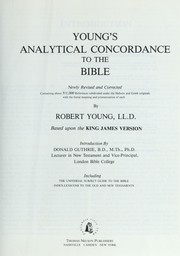 Analytical concordance to the Bible by Young, Robert