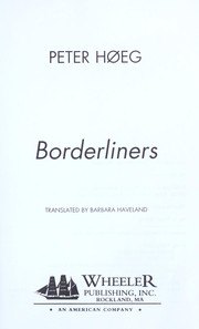 Cover of: Borderliners