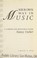 Cover of: Your own way in music