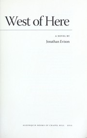 Cover of: West of here | Jonathan Evison