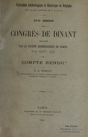 Cover of: Congrès de Dinant by E. de Pierpont