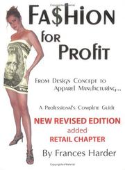 Cover of: Fashion for Profit (Revised Edition with Retail Chapter) by Frances Harder