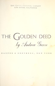 Cover of: The golden deed