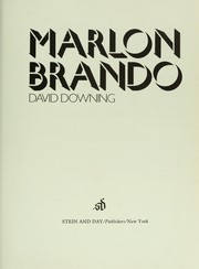 Cover of: Marlon Brando by David Downing