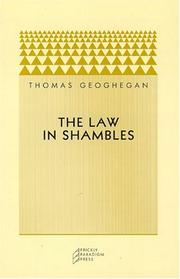 Cover of: The Law in Shambles