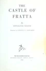 Cover of: The Castle of Fratta.