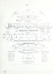Cover of: Atlas of the county of Montgomery and the state of Pennsylvania by G.M. Hopkins & Co