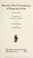 Cover of: Word-by-word translations of songs and arias