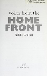 Cover of: Voices from the Home Front | 