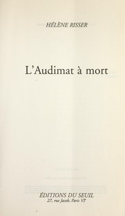 Cover of: L' audimat à mort