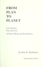 From plan to planet by Haki R. Madhubuti