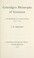 Cover of: Coleridge's philosophy of literature