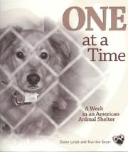 Cover of: One at a Time: A Week in an American Animal Shelter