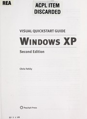 Cover of: Windows XP by Chris Fehily