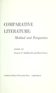 Cover of: Comparative literature: method and perspective.