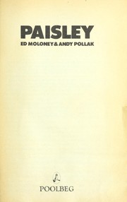 Cover of: Paisley by Ed Moloney