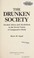 Cover of: The drunken society