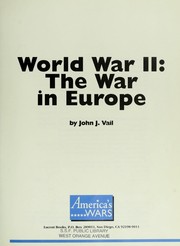 Cover of: World War II: the war in Europe