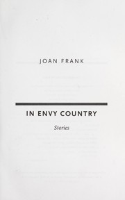 Cover of: In envy country : stories by 
