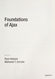 Cover of: Foundations of Ajax by Ryan Asleson