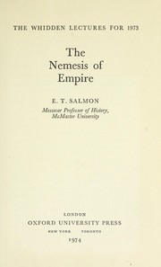 Cover of: The nemesis of empire