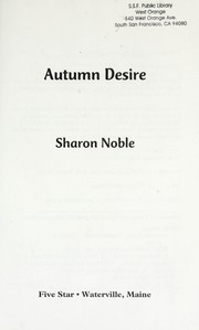 Cover of: Autumn desire by 